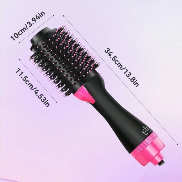 3 in 1 Hair Dryer Brush Blow Dryer with Comb One Step Hair Blower Brush Hot Air - Picture 7 of 10